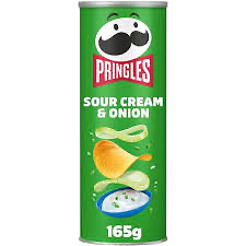 Pringles sour cream & onion 165g