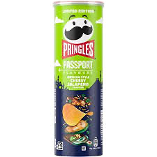 Pringles passport mexican style cheesy jalapeno flavour 165g