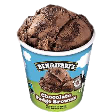Ben & jerry chocolate fudge brownie 465ml