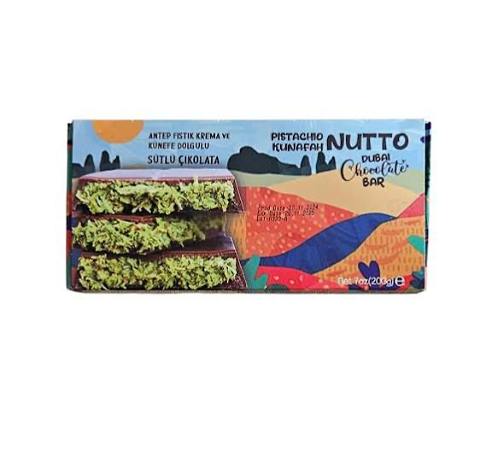 Pistachio nutto dubai bar 200g