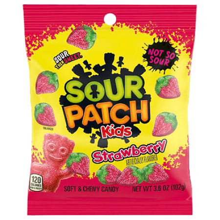 Sourpatch kids strawberry 102g