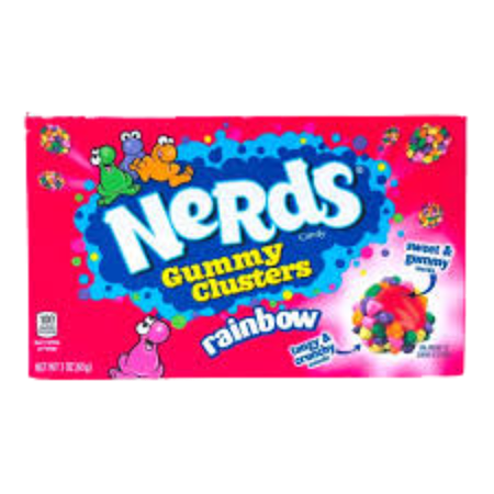 Nerds gummy clusters rainbow 85g