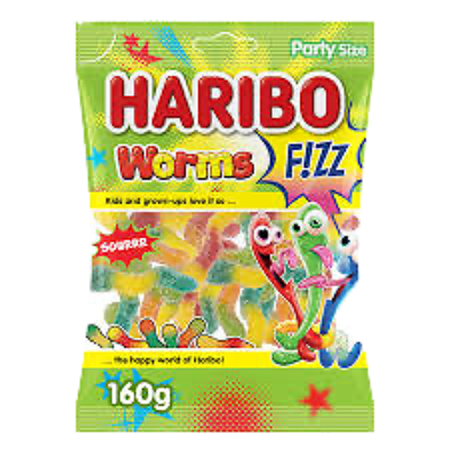 Haribo worms fizz 80g
