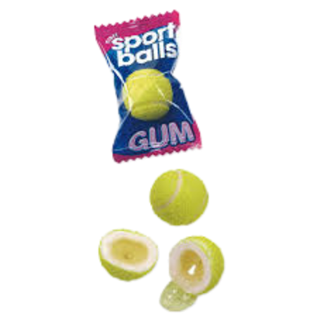 Fini tennis balls bubblegum 