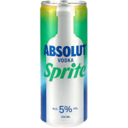 Absolut Vodka Sprite 250ml
