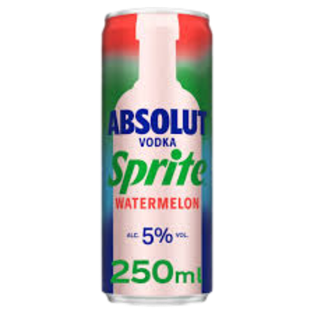 Absolut Vodka Sprite Watermelon 250ml