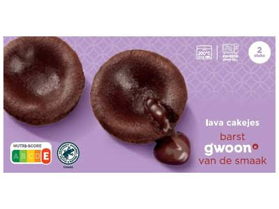 Gwoon lava cakes 2stuks