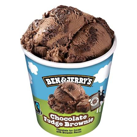 Ben & jerrys chocolate fudge brownie