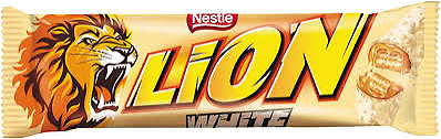 Lion White snack size