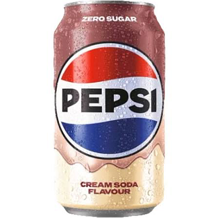 Pepsi zero cream soda 330ml
