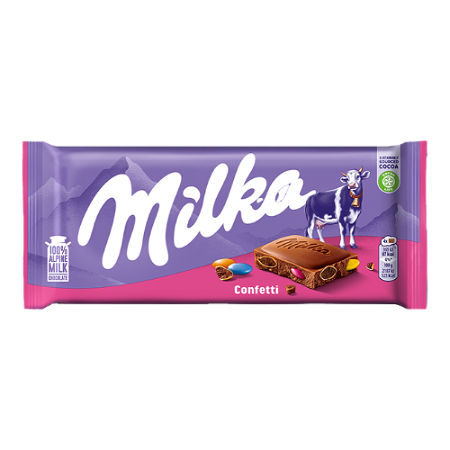 Milka confetti 100g