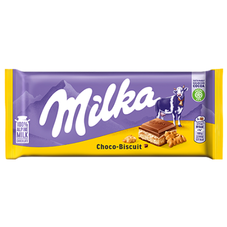 Milka choco biscuit 100g