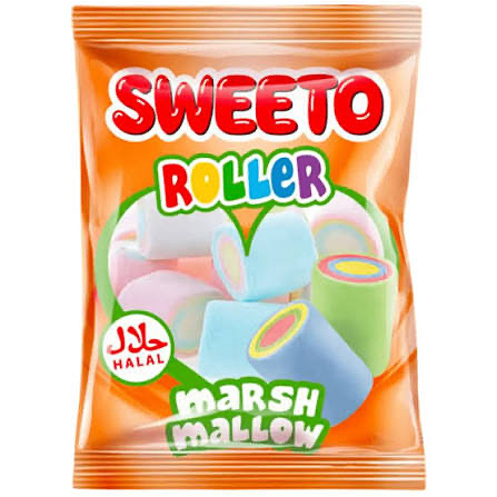 Sweeto marshmallow roller 140g