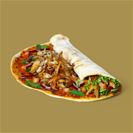 Turkish pizza shawarma kaas