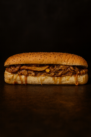 Baguette kip champignon