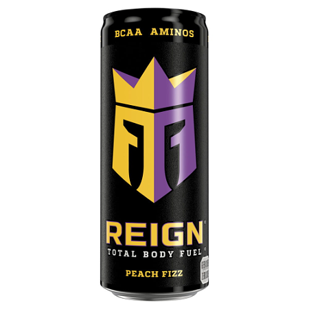 reign total body fuel peach fizz zero sugar 500 ml