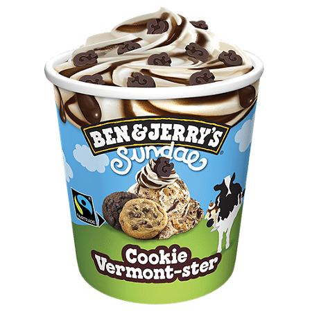 Ben & Jerry's Cookie Vermont-ster Sundae 427ml