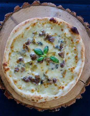 Pizza Boscaiola (Witte Pizza)