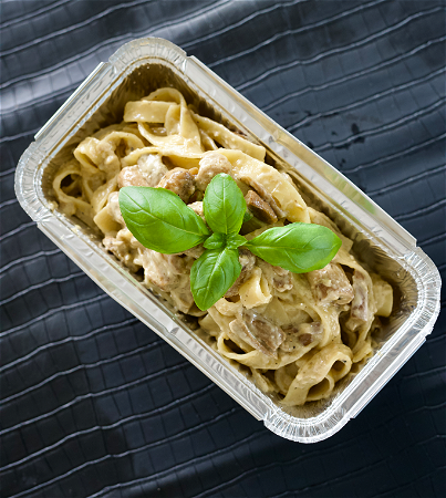 Fettuccine con Funghi Porcini 