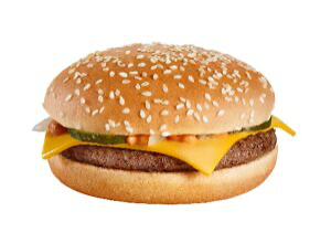 Cheeseburger rund