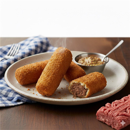 Vleeskroket 25% vlees