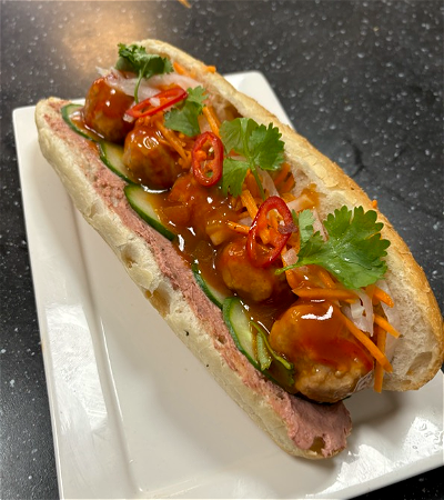 Banh Mi Vietnameese Gehaktbal