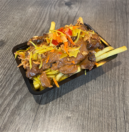 Loaded fries kip sate 