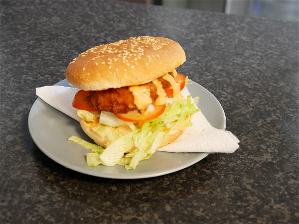 Spicy Crispy Chicken Burger