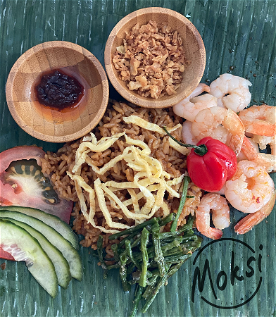 Nasi Goreng met garnalen