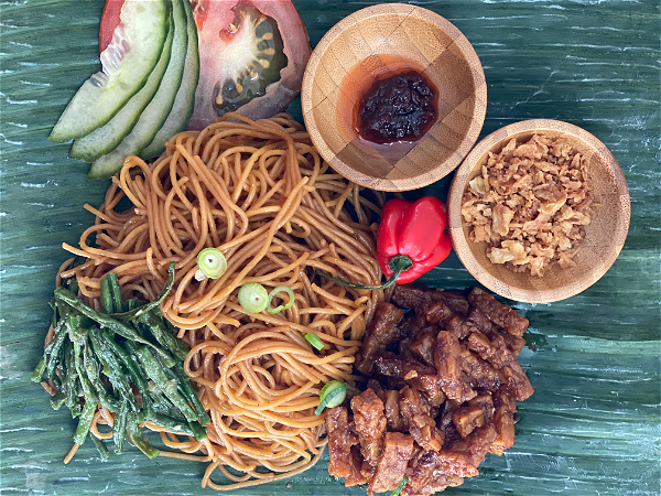Bami tempeh vegetarisch