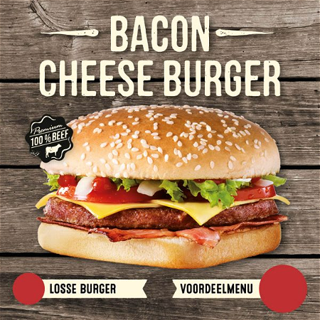 Bacon/cheese hamburger