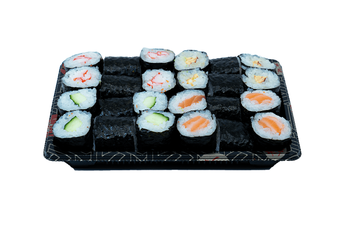 Mini maki 24 stuks sushi box