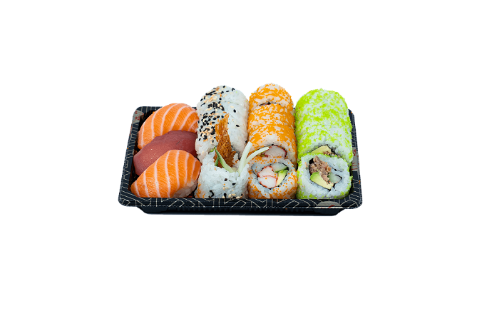 Nigiri en maki mix sushi box