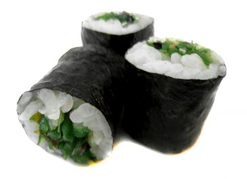 Mini maki sushi zeewier 6 stuks