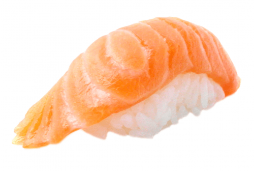 Nigiri sushi zalm