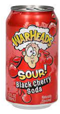 Warheads Black cherry Sour Soda