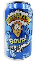 Warheads Blue Rasberry Soda