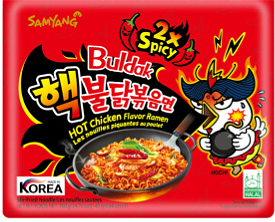 Buldak 2x spicy instant noodles