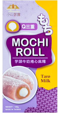 Mochi roll taro milk