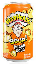 Warheads Peach Sour Soda