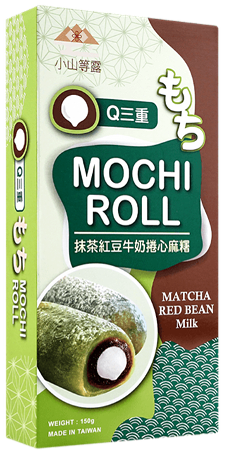 Mochi roll matcha red bean