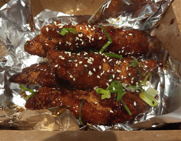 Dak dak tenders (soya & garlic) 