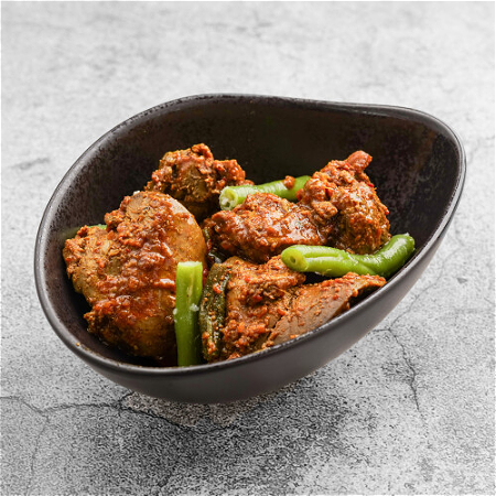 Ajam Hati (pittige kippenlever)