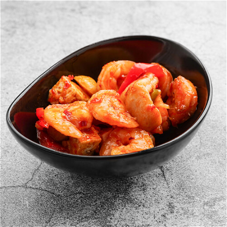 Udang (garnalen, tahu en visballetjes)