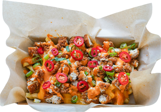 Loaded Fries Spicy Crispy Chicken