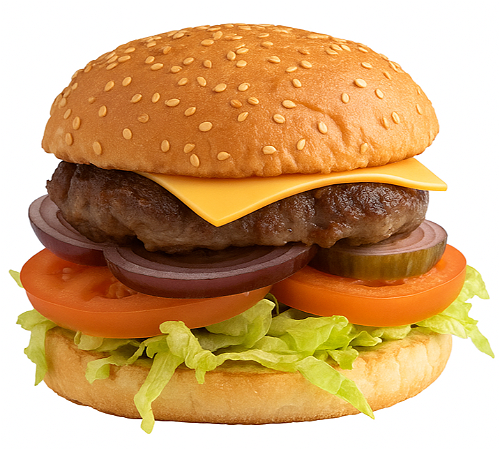Cheddar burger
