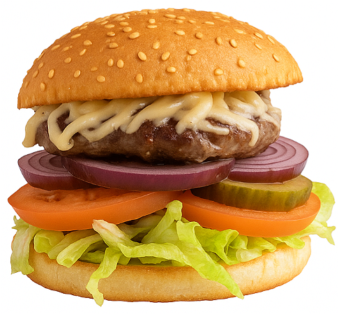 Mozzarella burger