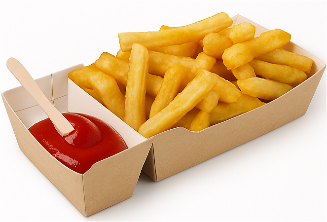 Patat ketchup