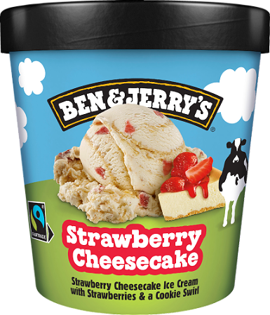 Ben & Jerry's Strawberry Cheesecake 465ml