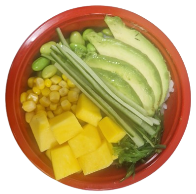 Veggie póke bowl